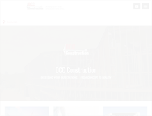 Tablet Screenshot of dccconstruction.com